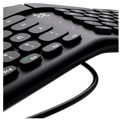 TECLADO KLIP XTREME PREMIUM ALAMBRICO EVOLVE ERGONOMICO- REPOSAMANOS ACOLCHADO INTEGRADO