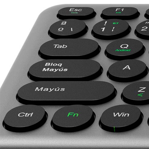 TECLADO KLIP XTREME INALAMBRICO KEYGLIDER CON PANEL TACTIL - 2,4 GHz- SILENCIOSO Y DELGAD