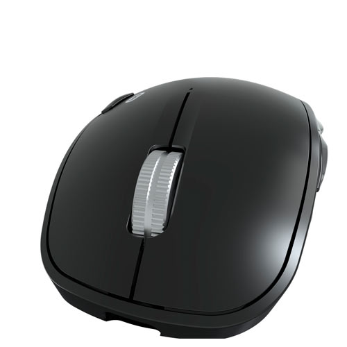 MOUSE KLIP XTREME INALAMBRICO NEGRO DUOTRAK- 2.4GHz- 6 BOTONES - ERGONOMICO