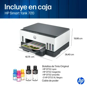IMPRESORA MULTIFUNCION HP ST720 TINTA CONTINUA 6UU46A DUPLEX WIFI BLUETOOTH