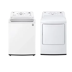 COMBO LAVADORA LG 25 KG INVERTER CARGA SUPERIOR AUTOMATICA + SECADORA A GAS LG 25 KG CARGA FRONTAL