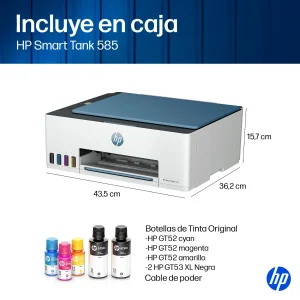 IMPRESORA MULTIFUNCION HP WL-585 TINTA CONTINUA WIFI 12 PPM