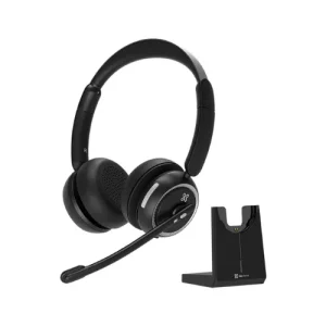 AURICULAR ESTÉREO INALAMBRICO CON BASE DE CARGA BLUETOOTH 70 HRS