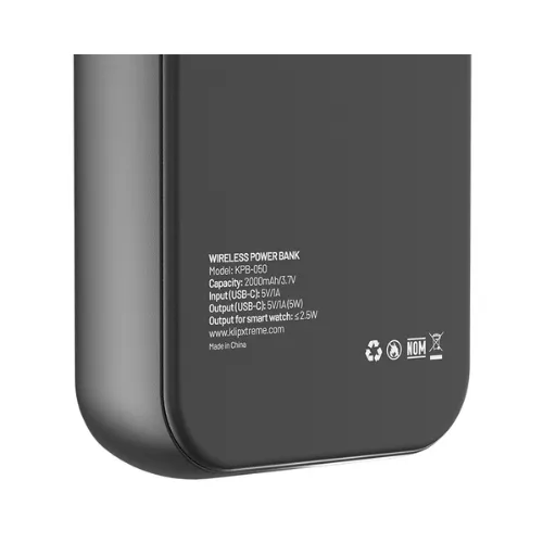 POWER BANK KLIP XTREME 2 EN 1 BANCO DE ENERGIA DE 2000 mAh