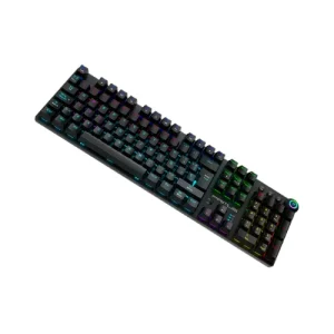TECLADO PRIMUS INALAMBRICO GAMER USB SWITCH MECÁNICO ROJO