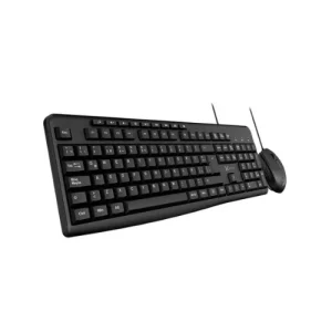 TECLADO + MOUSE XTECH ALAMBRICO MULTIMEDIA USB NEGRO