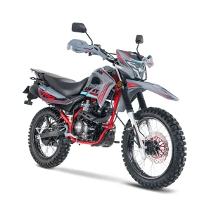 MOTO SHINERAY ARMY 150 COLOR PLOMO Y ROJO